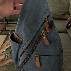 Canvas sling bag!